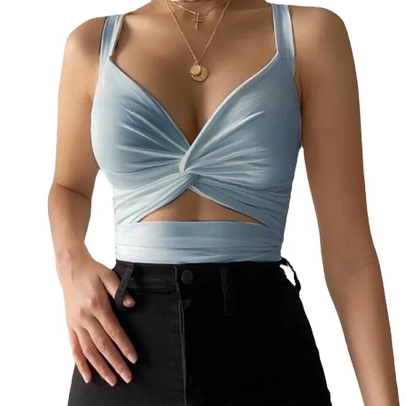 Women's Sleeveless Crop Top