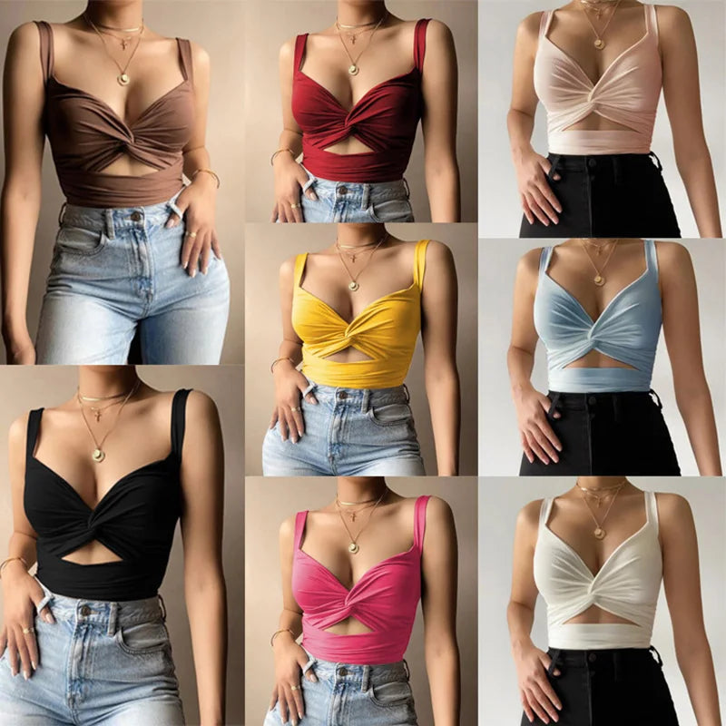Women's Sleeveless Crop Top