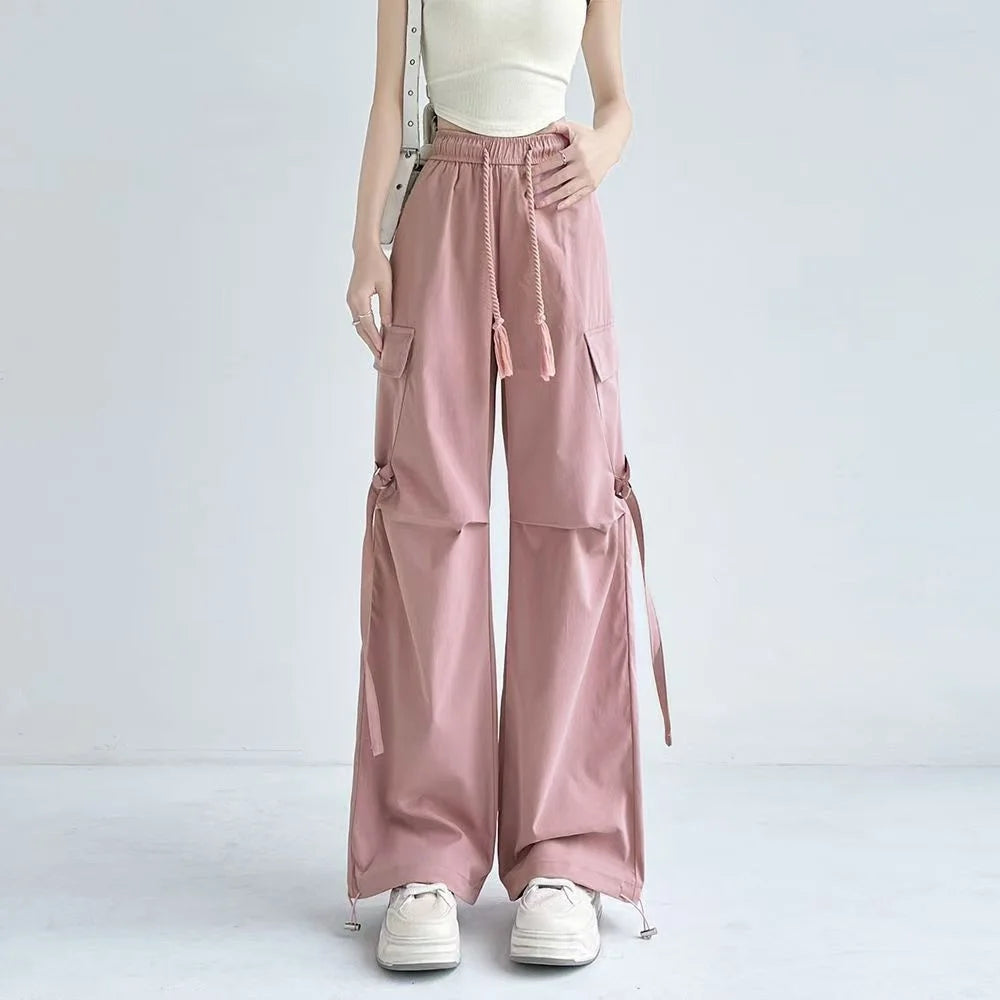 Women's Wide Leg Cargo Joggers
