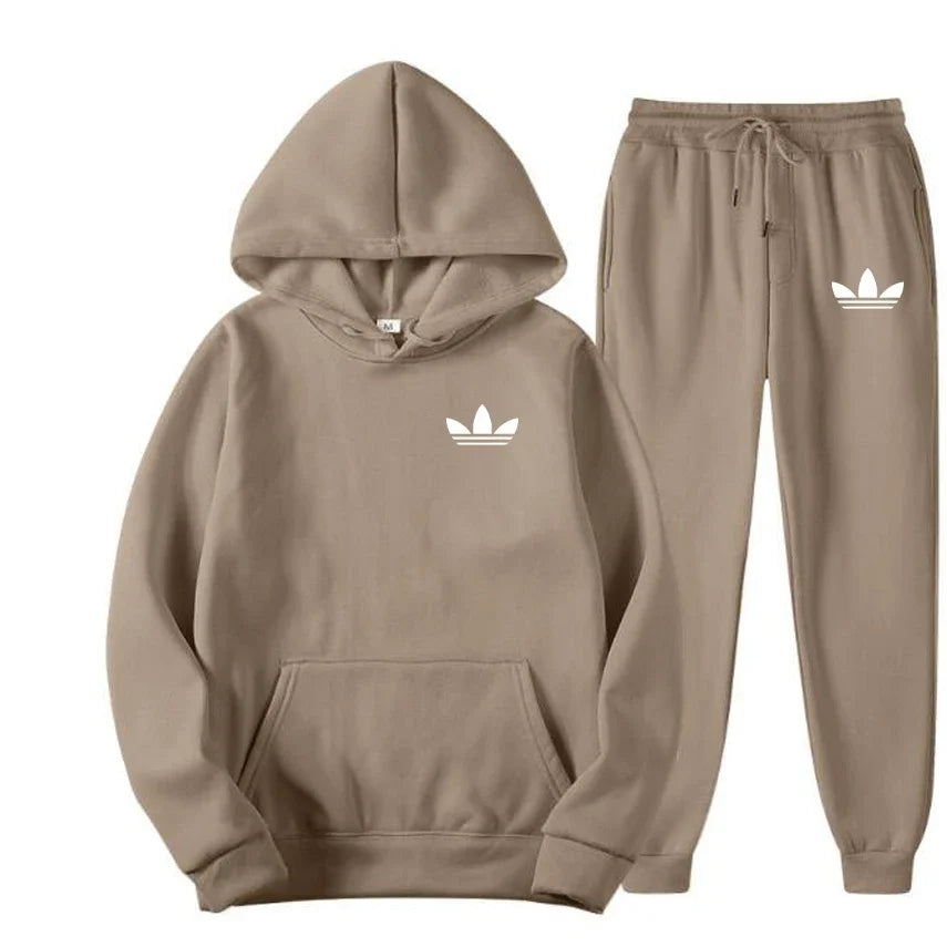 Men's Hooded Tracksuit Set