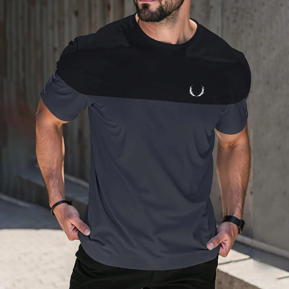 Men's Colour Block T-Shirt