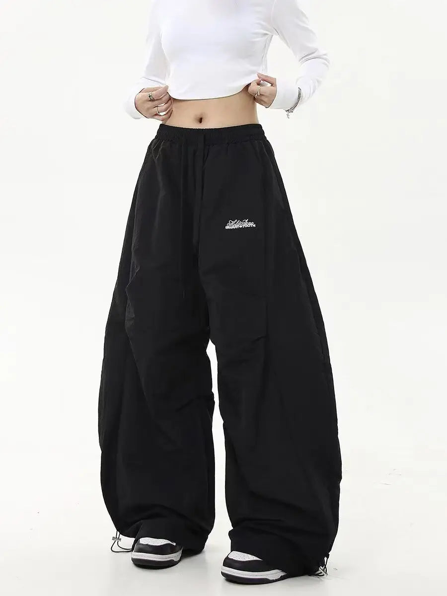 Women's Wide Leg Cargo Joggers