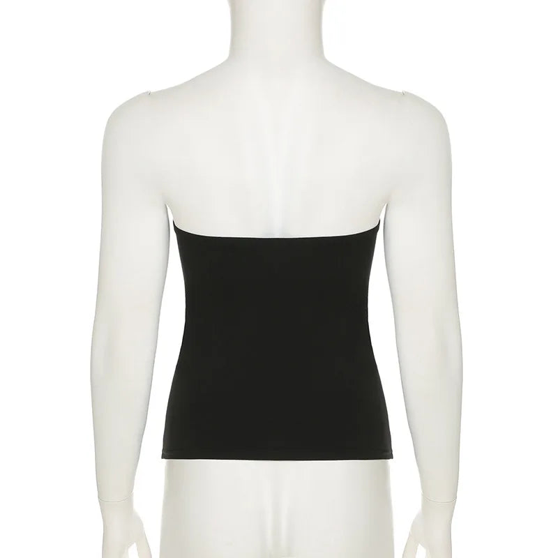 Women's Graphic Print Tube Top