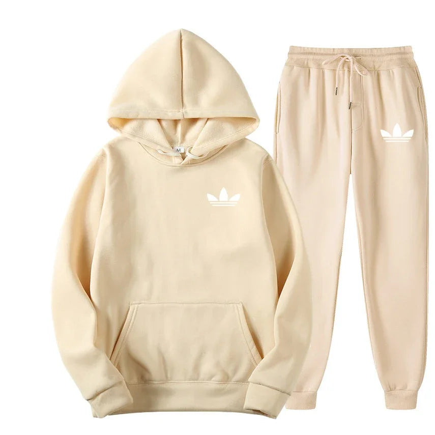 Men's Hooded Tracksuit Set