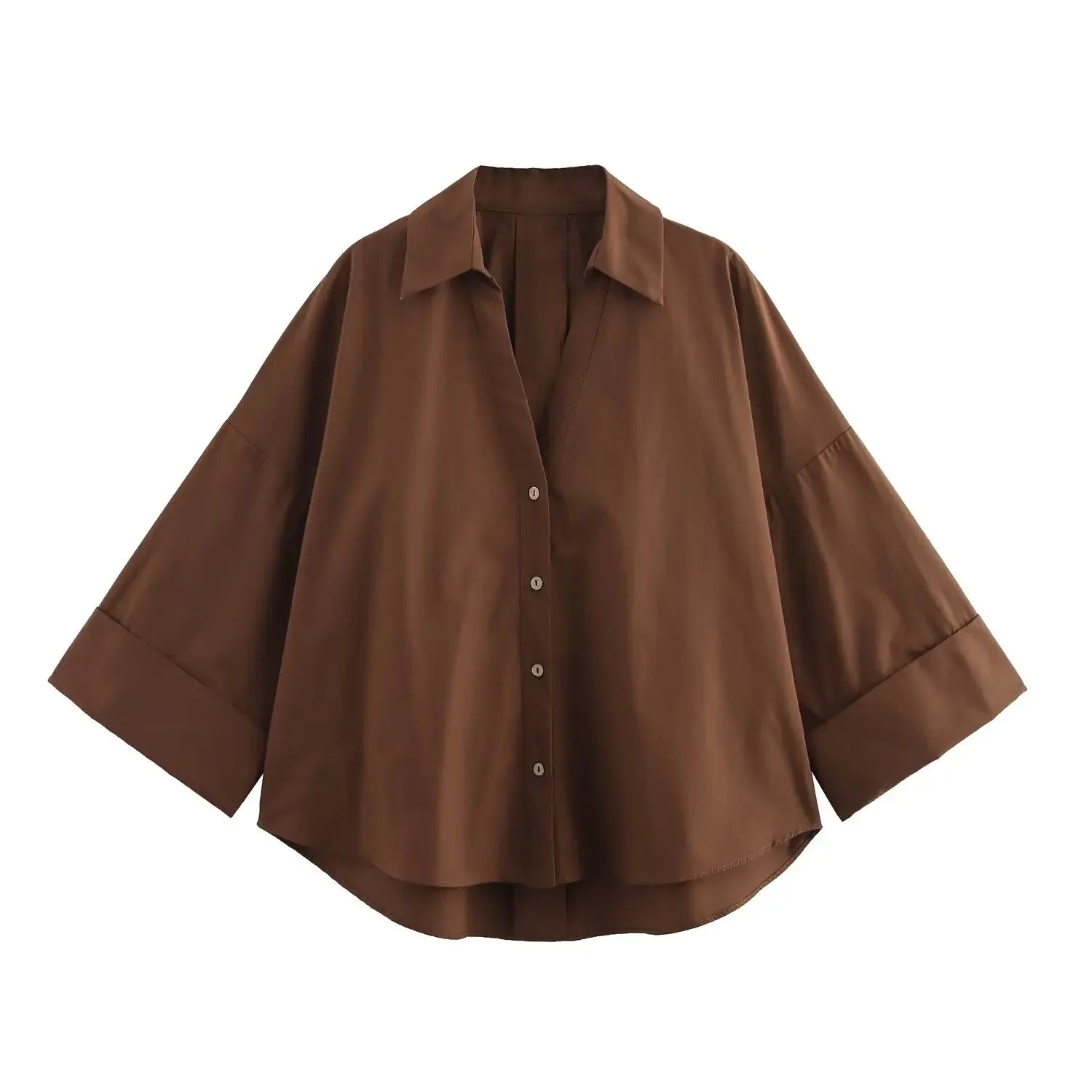 Women's V-Neck Loose Blouse