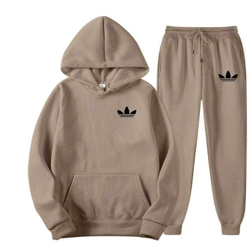 Men's Hooded Tracksuit Set