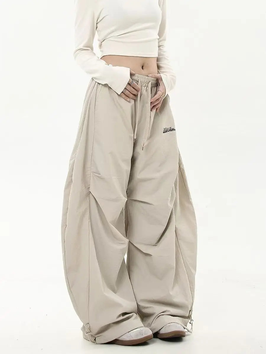 Women's Wide Leg Cargo Joggers