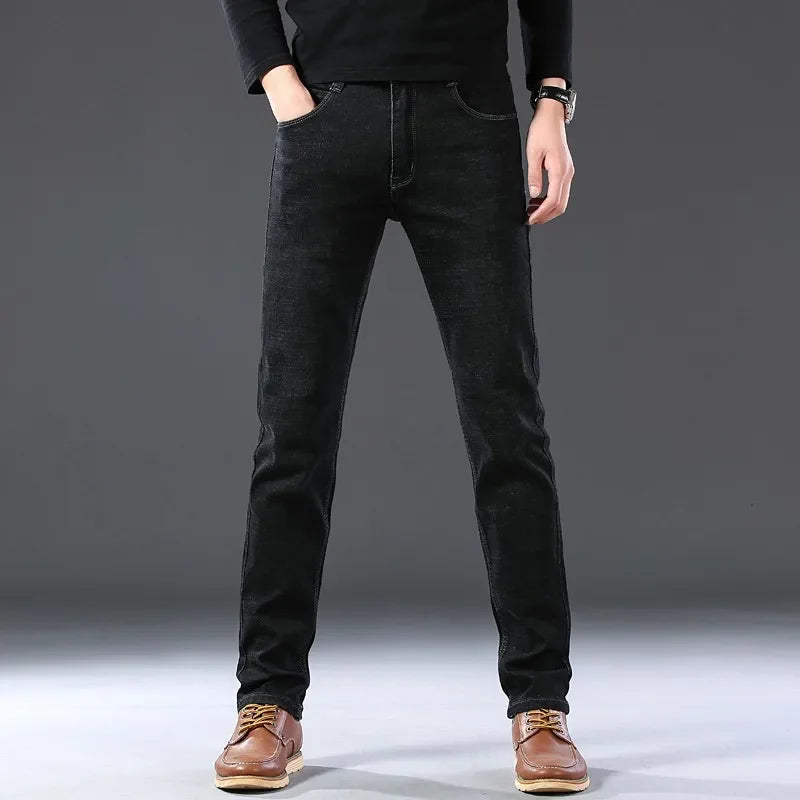 Men's Elastic Waist Jeans