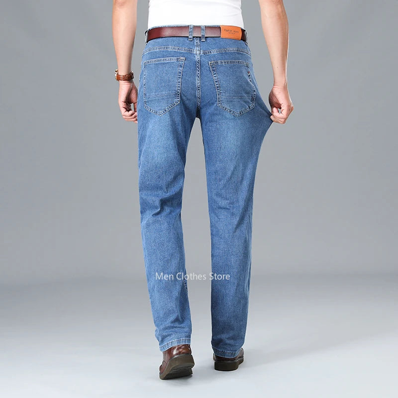 Men's Grey Stretch Jeans