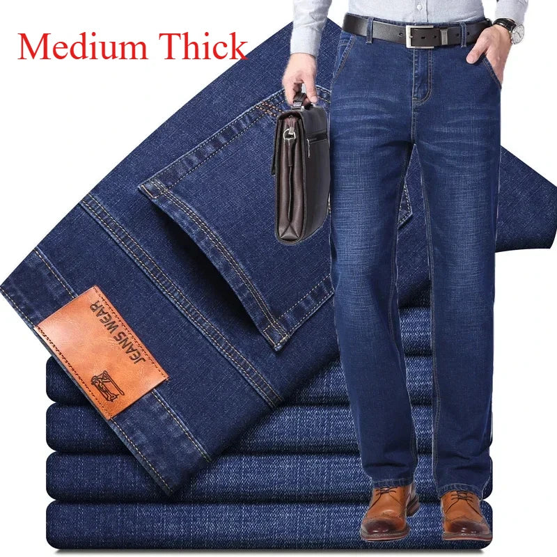 Men's Grey Stretch Jeans