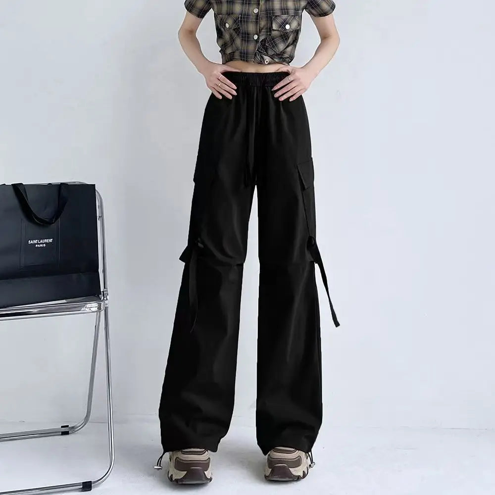 Women's Wide Leg Cargo Joggers