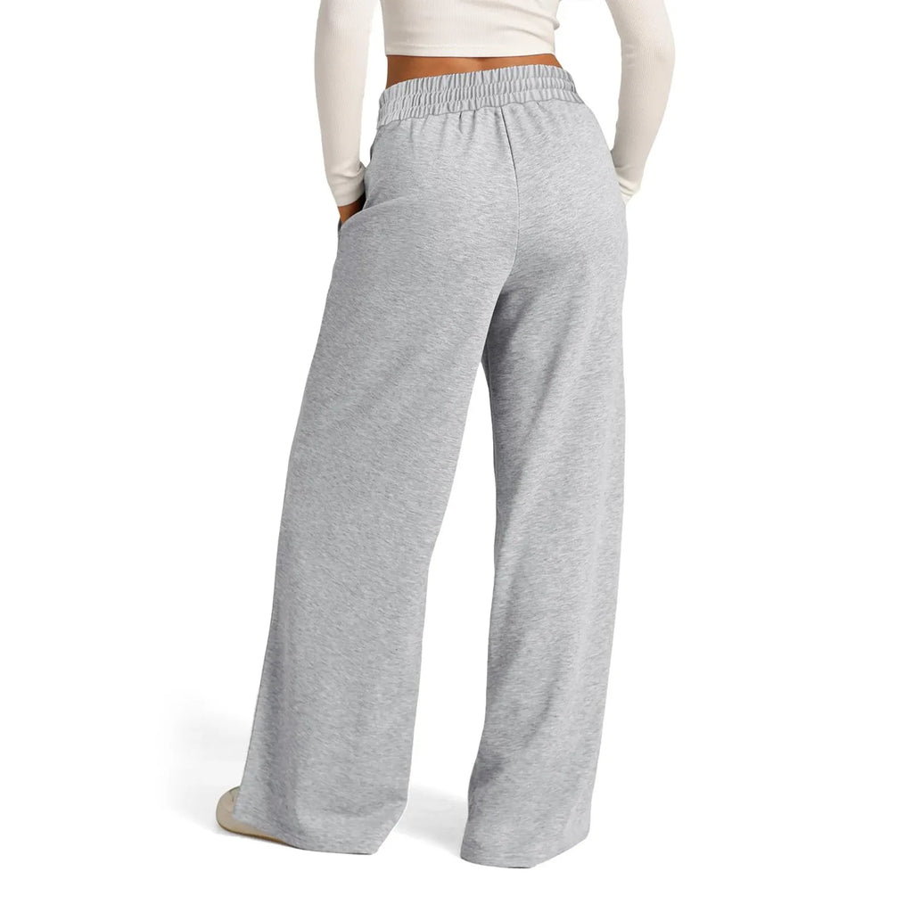 Women's Fleece Wide Leg Joggers