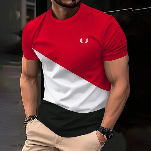 Men's Colour Block T-Shirt