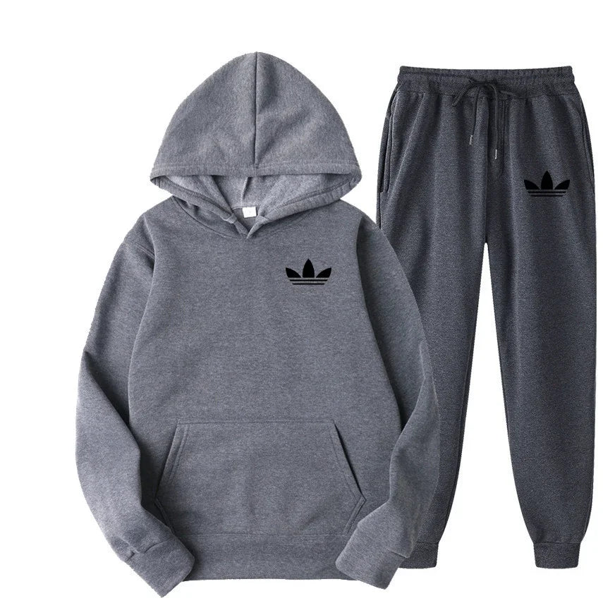 Men's Hooded Tracksuit Set