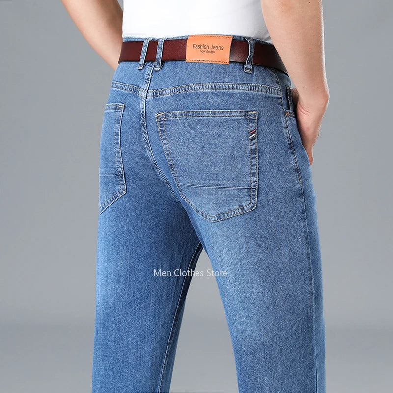 Men's Grey Stretch Jeans