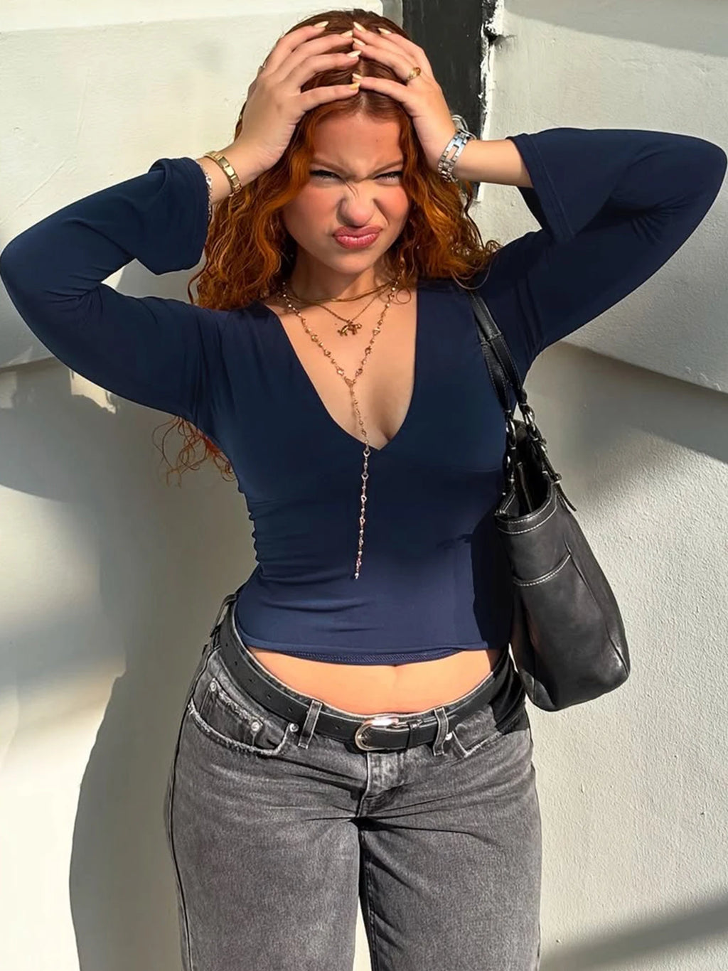 Women's V-Neck Slim T-Shirt