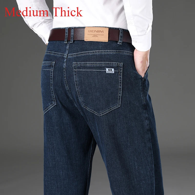 Men's Grey Stretch Jeans