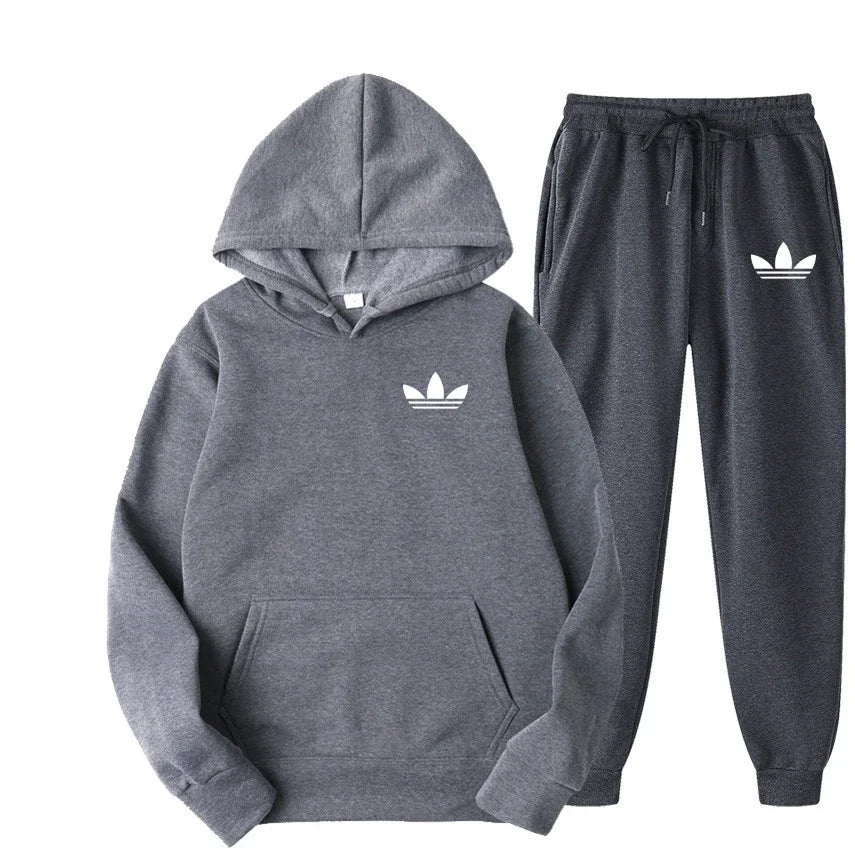 Men's Hooded Tracksuit Set