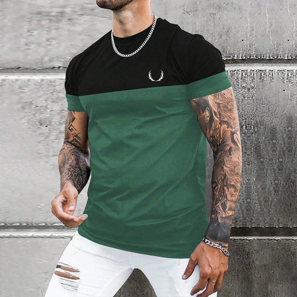 Men's Colour Block T-Shirt