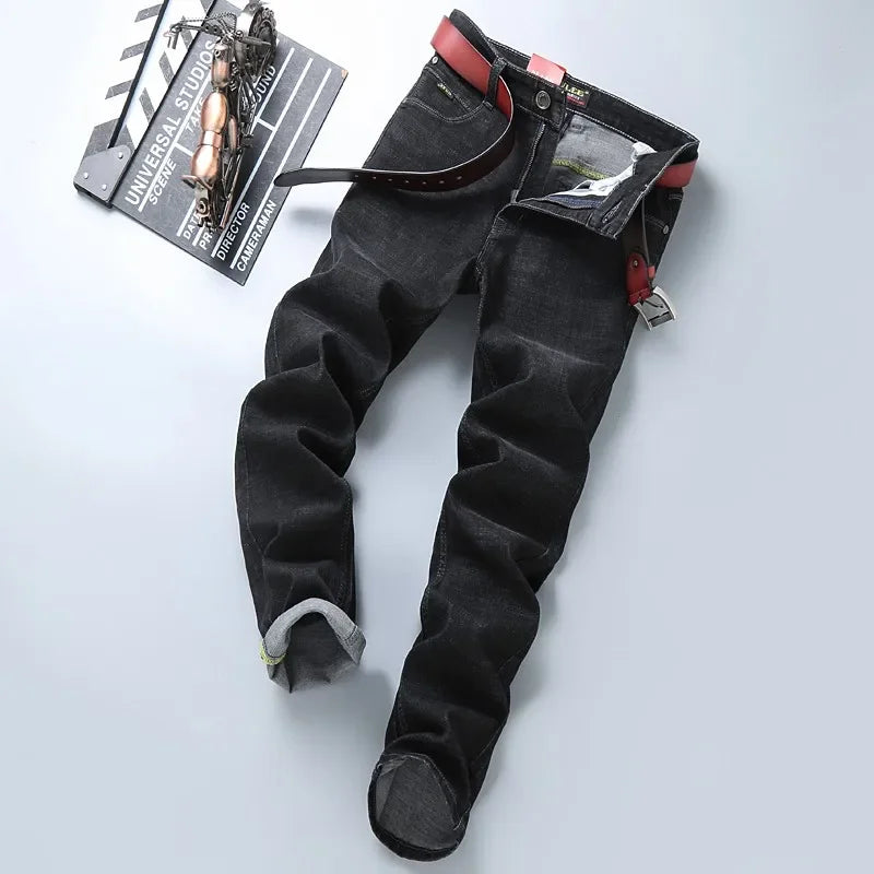 Men's Elastic Waist Jeans