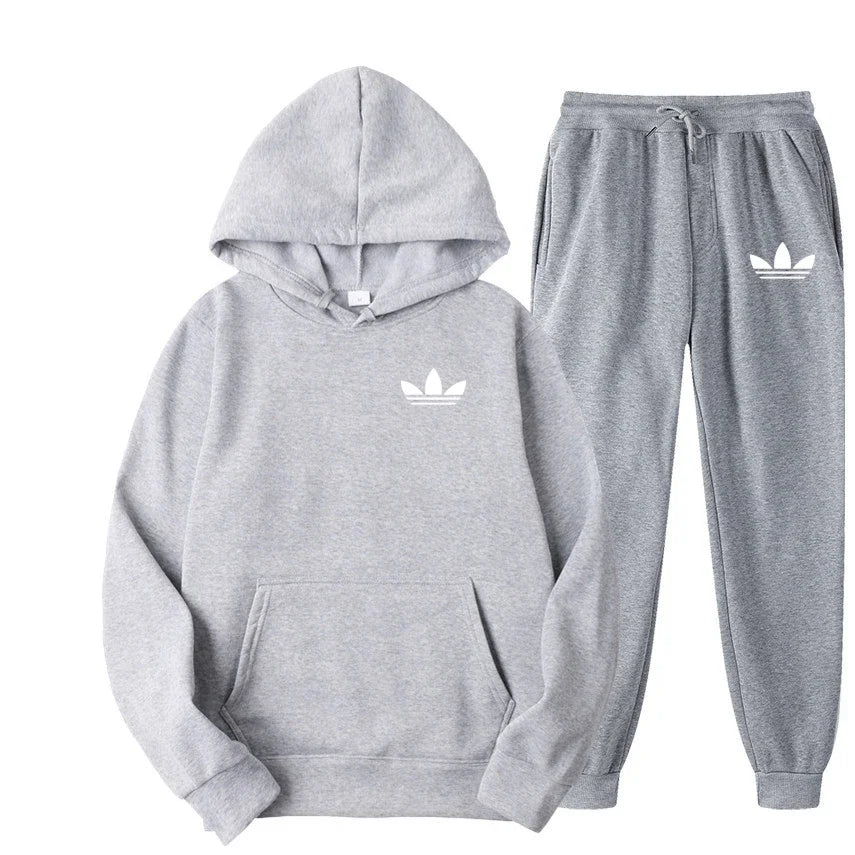Men's Hooded Tracksuit Set
