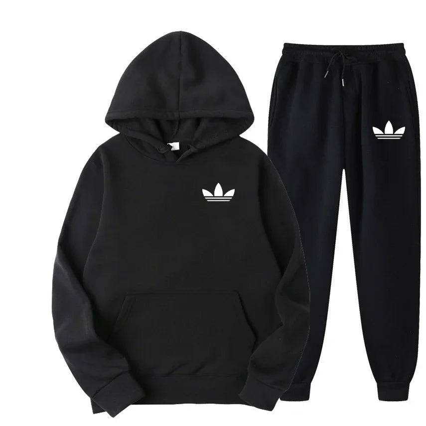 Men's Hooded Tracksuit Set