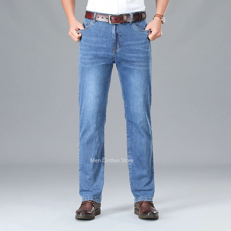 Men's Grey Stretch Jeans