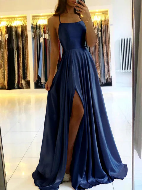 Women's Satin Maxi Dress