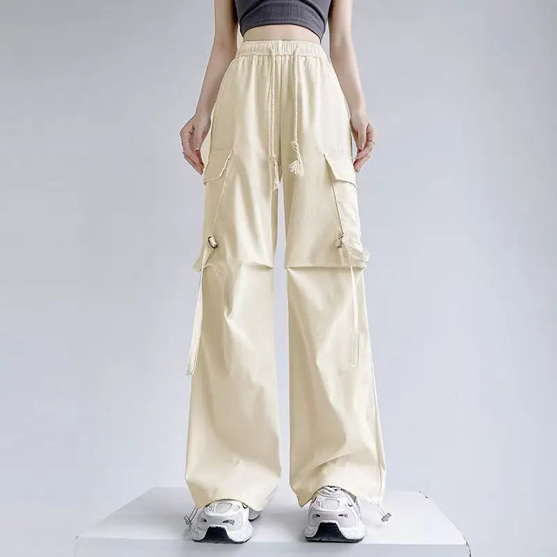 Women's Wide Leg Cargo Joggers