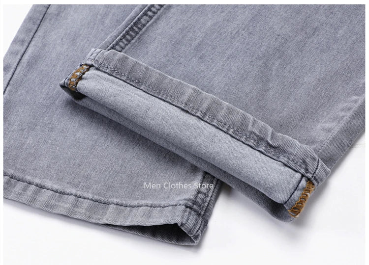 Men's Grey Stretch Jeans
