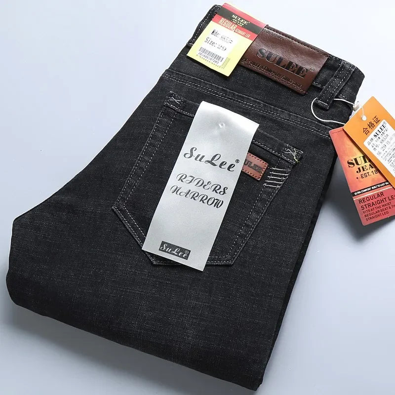 Men's Elastic Waist Jeans