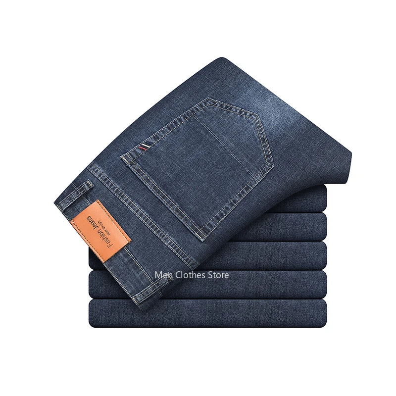Men's Grey Stretch Jeans