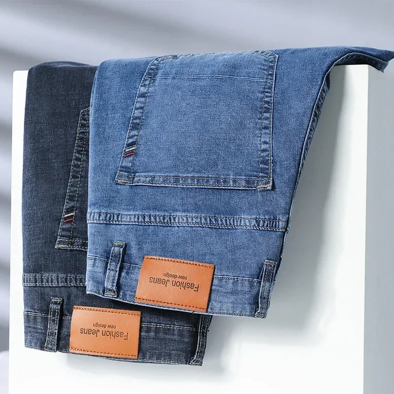 Men's Grey Stretch Jeans