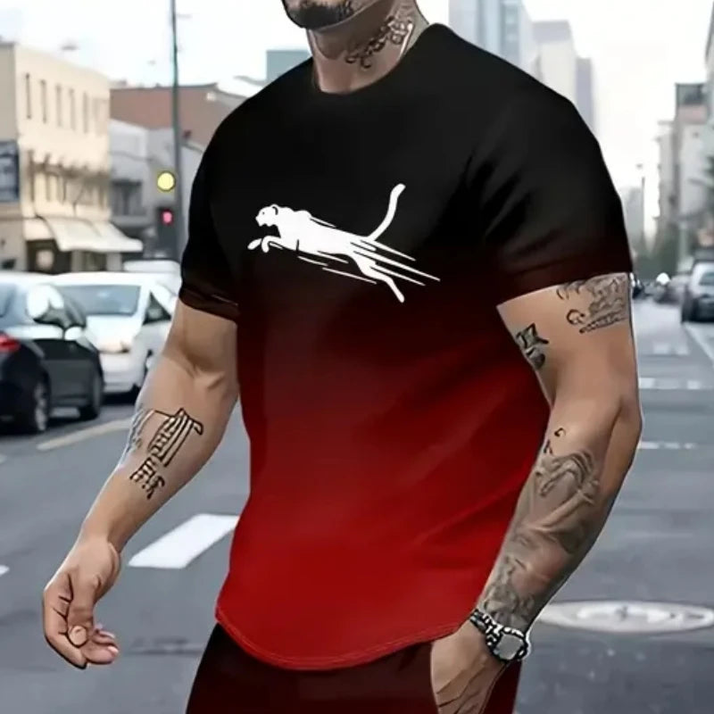 Men's 3D Animal Print T-Shirt