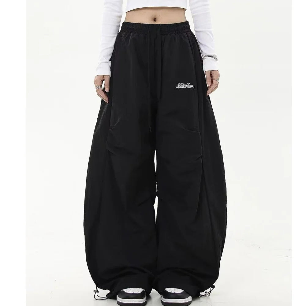 Women's Wide Leg Cargo Joggers