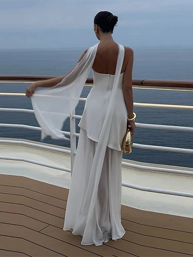 Women's Halter Neck Maxi Dress