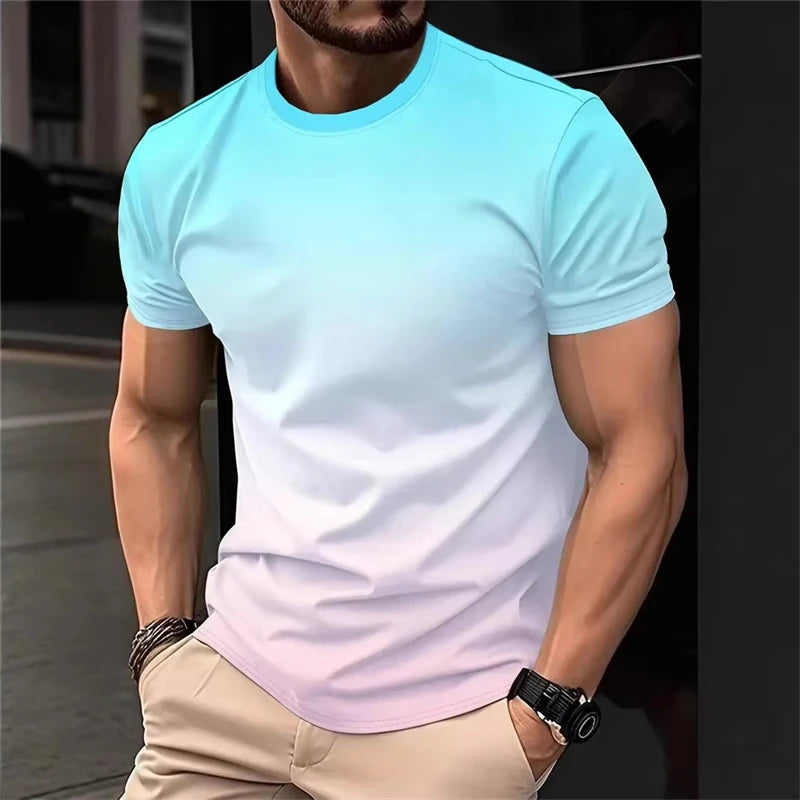 Men's Contrast Stripe T-Shirt