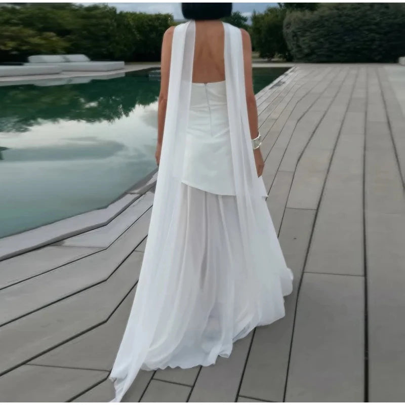 Women's Halter Neck Maxi Dress