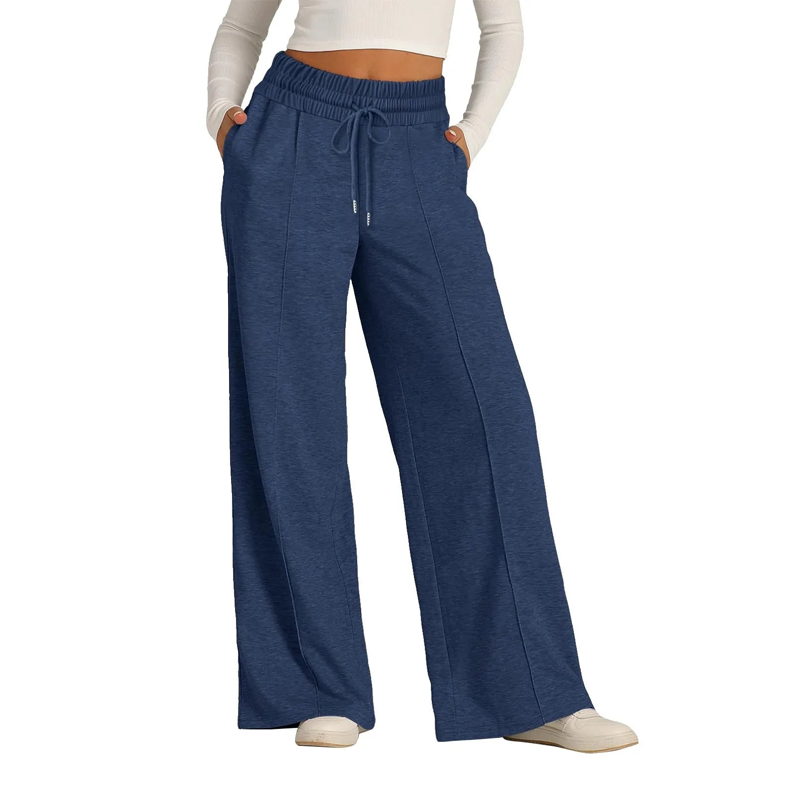 Women's Fleece Wide Leg Joggers