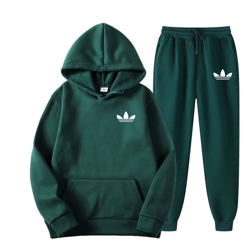 Men's Hooded Tracksuit Set