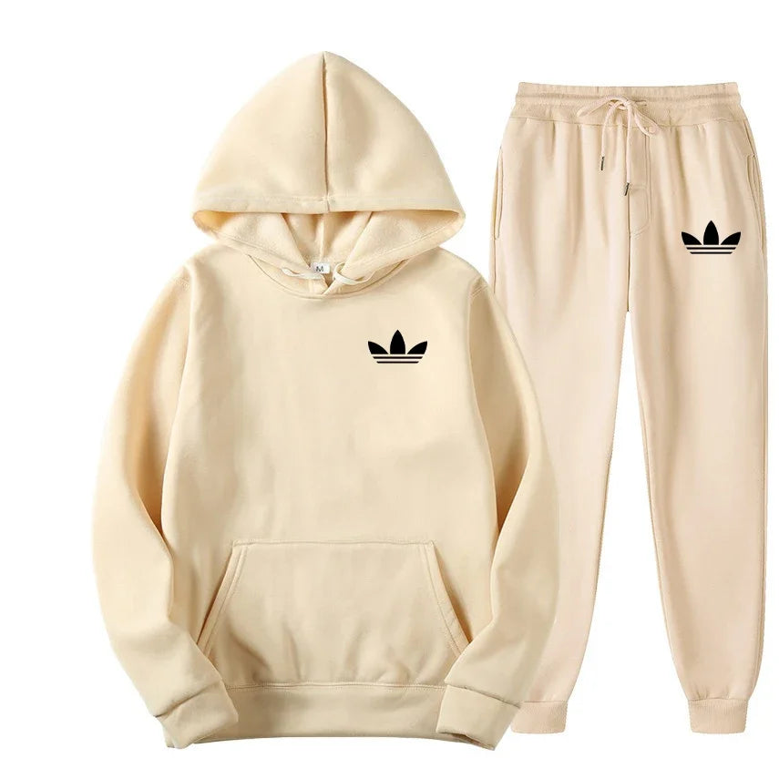Men's Hooded Tracksuit Set