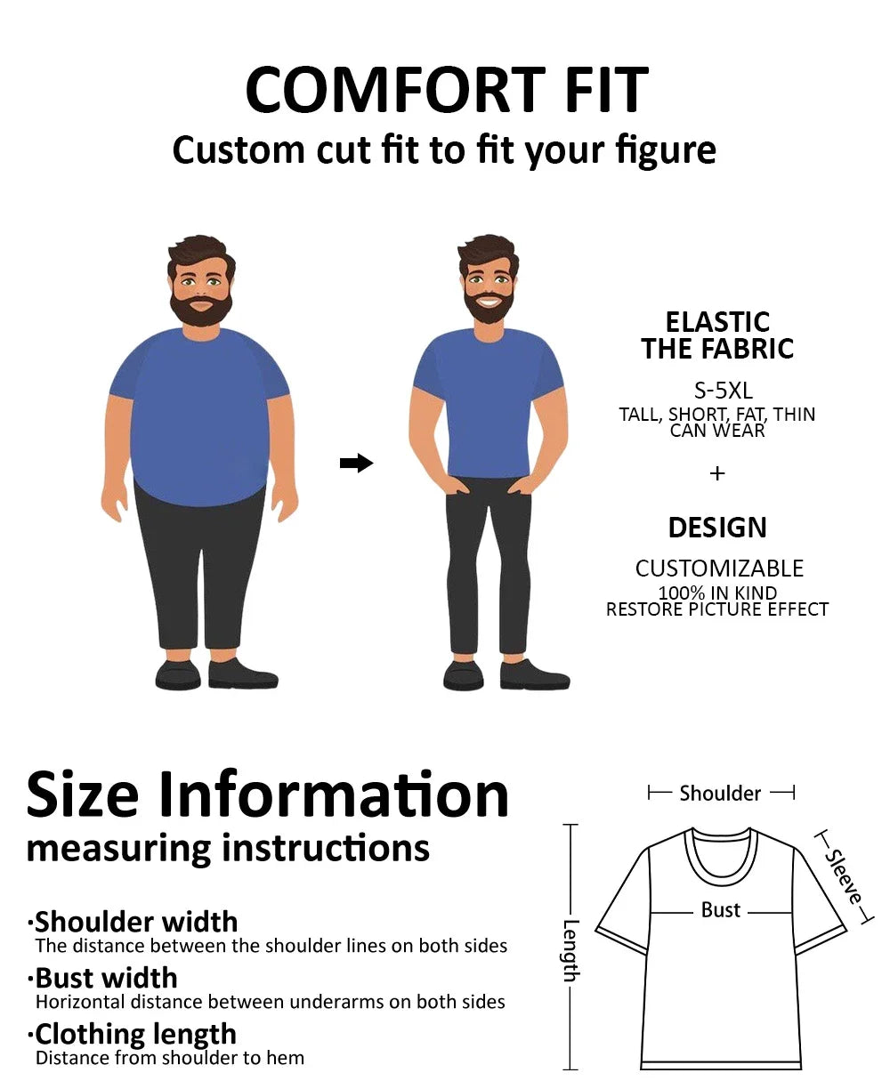 Men's Stripe Print T-Shirt
