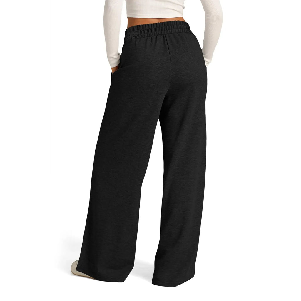 Women's Fleece Wide Leg Joggers