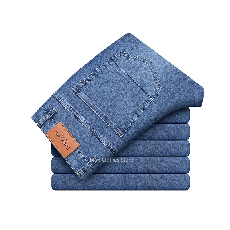 Men's Grey Stretch Jeans