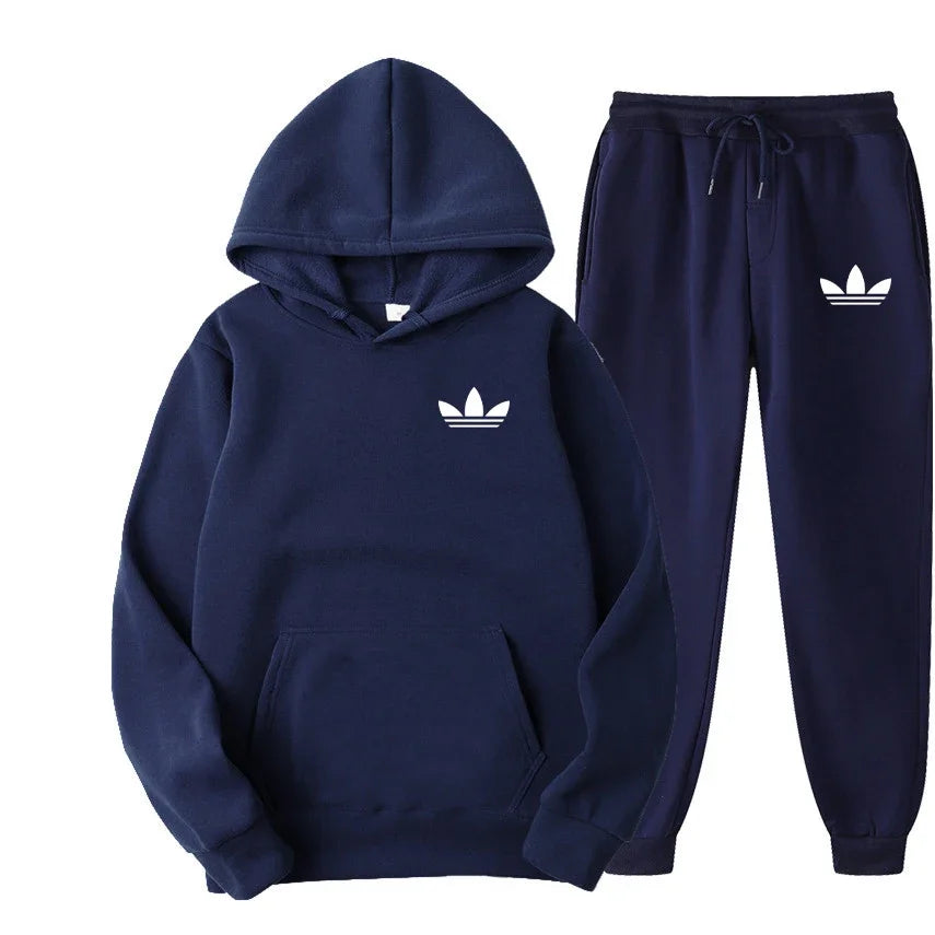 Men's Hooded Tracksuit Set