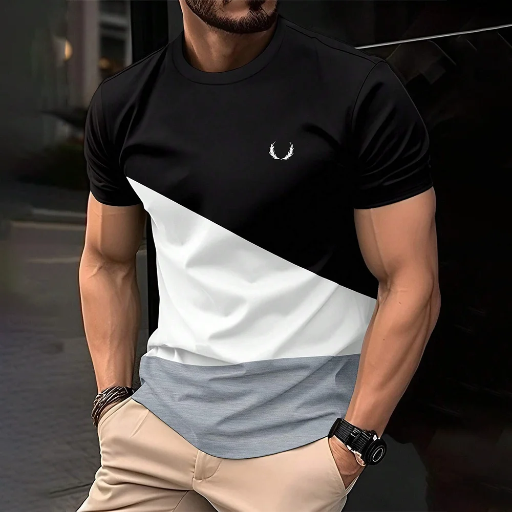 Men's Colour Block T-Shirt
