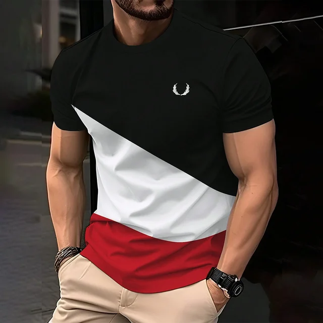 Men's Colour Block T-Shirt