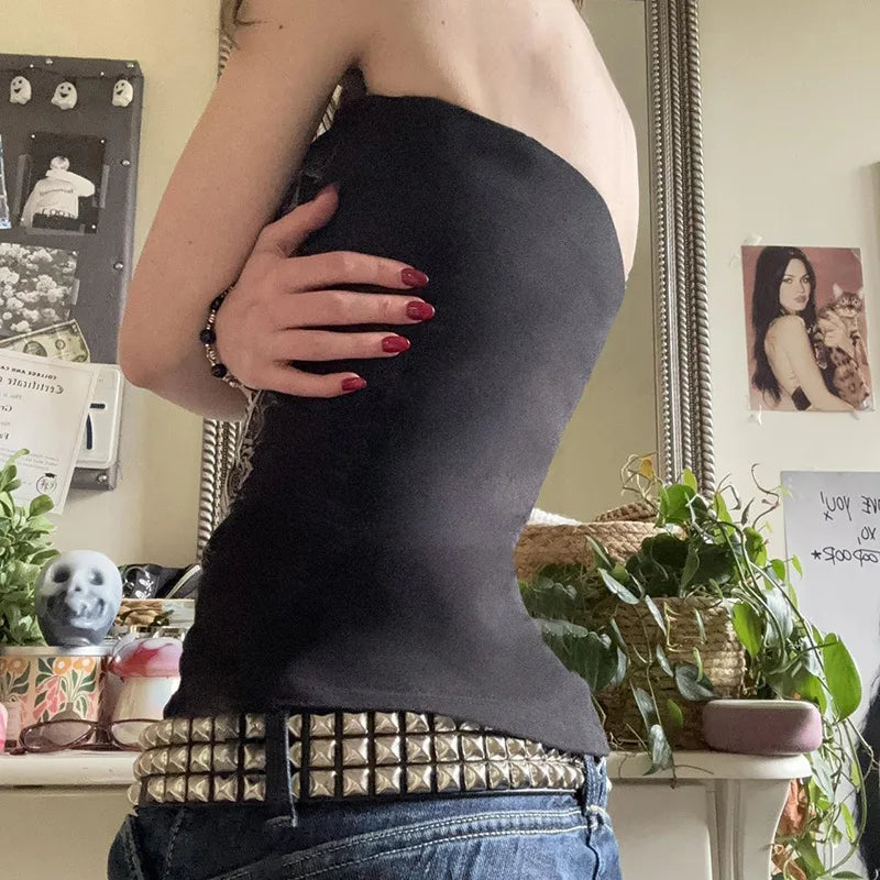 Women's Graphic Print Tube Top