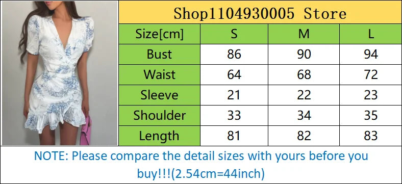 Women's Floral Bodycon Mini Dress