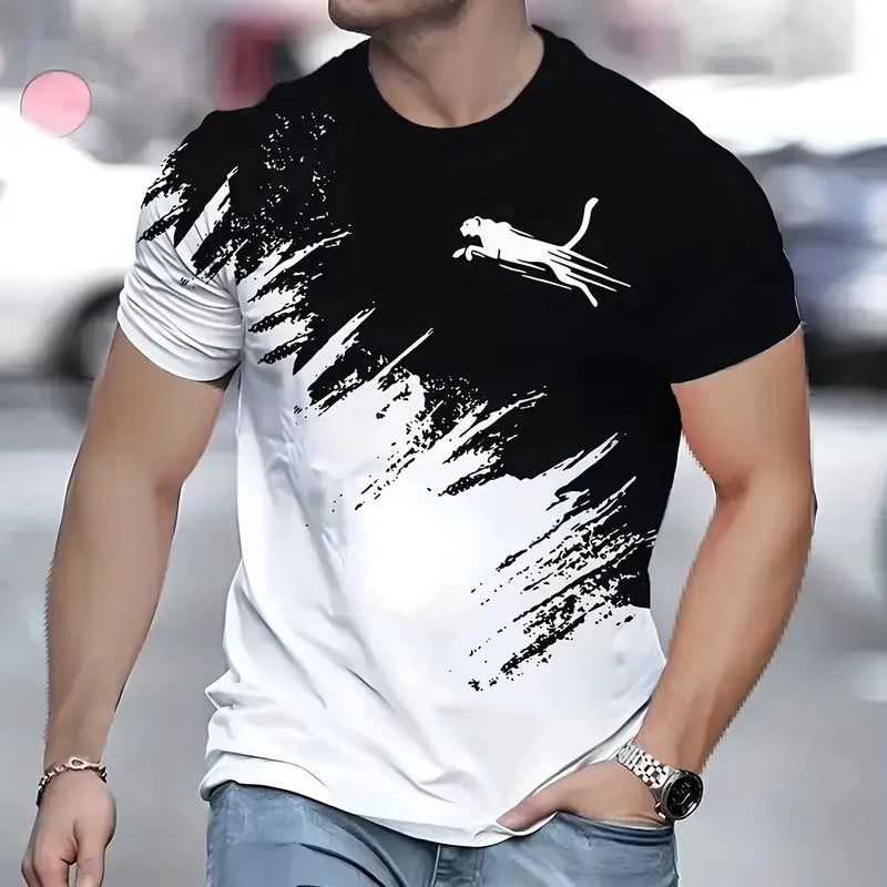 Men's 3D Animal Print T-Shirt